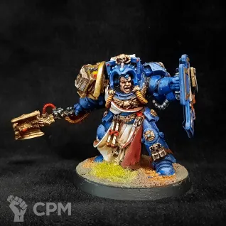 Описание картинки Librarian in Terminator Armour old original от Superguns по цене 2 800руб | Свободный Рынок Миниатюр - СРМ
