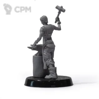 Описание картинки Кузнец от Fantasy Minis по цене 250руб | Свободный Рынок Миниатюр - СРМ