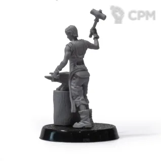 Описание картинки Blacksmith 28mm от Fantasy Minis по цене 250руб | Свободный Рынок Миниатюр - СРМ