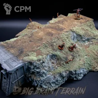 Описание картинки Большой холм ✠ TRENCH CRUSADE от Big Brain Terrain по цене 5 150руб | Свободный Рынок Миниатюр - СРМ