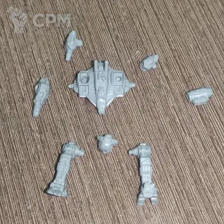 Описание картинки Coyotl Prime (40 тонн) от Dwarf Pirate Foundry по цене 450руб | Свободный Рынок Миниатюр - СРМ