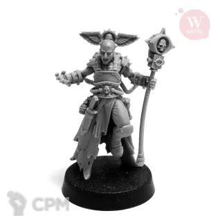 Описание картинки Warlock of Crimson Legion от Артель W по цене 800руб | Свободный Рынок Миниатюр - СРМ