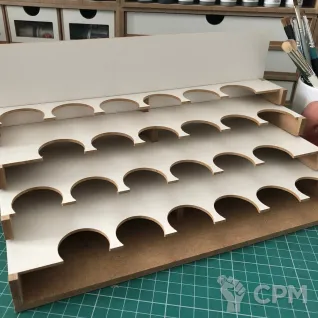 Описание картинки Органайзер под краски TAMIYA, Vallejo Metal Color от Покрашено по цене 1 200руб | Свободный Рынок Миниатюр - СРМ