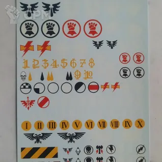 Описание картинки Space Marines Vehicle Transfer Sheet / Декали от Superguns по цене 400руб | Свободный Рынок Миниатюр - СРМ