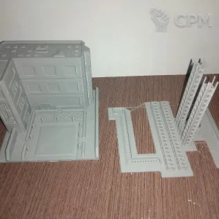 Описание картинки Ремонтная база от Dwarf Pirate Foundry по цене 700руб | Свободный Рынок Миниатюр - СРМ