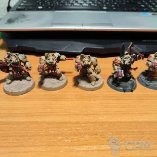 Описание картинки Deathwing terminators от Сергиев Илья по цене 1 900руб | Свободный Рынок Миниатюр - СРМ