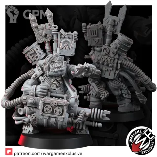 Описание картинки Мек (Mek) - Орки (Orc) - Вархаммер 40000 (Миниатюры Warhammer 40000) от Лавка Приключенца по цене 199руб | Свободный Рынок Миниатюр - СРМ