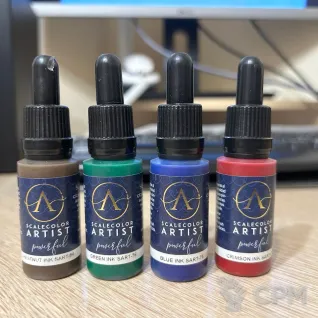 Описание картинки Scale75 Inks x4 от Nakatan по цене 1 700руб | Свободный Рынок Миниатюр - СРМ