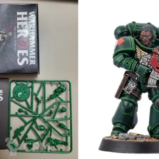 Описание картинки Space Marine Heroes 2025 - Brother Zeradim, ориг на литнике от Утка по цене 700руб | Свободный Рынок Миниатюр - СРМ