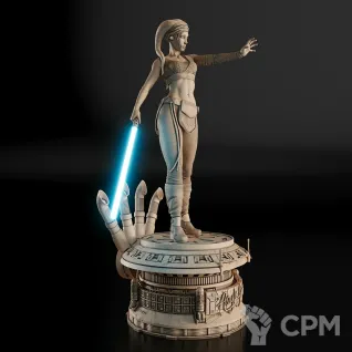 Описание картинки Aayla Secura Фигурка (Star Wars) от GAS3TXD  по цене 4 300руб | Свободный Рынок Миниатюр - СРМ