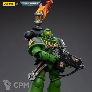 Описание картинки JoyToy Salamanders Intercessors Sergeant Tsek'gan от Строго по-Имперски по цене 3 800руб | Свободный Рынок Миниатюр - СРМ