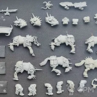 Описание картинки Chaos Knights, оригинал. от Tenzen по цене 2 000руб | Свободный Рынок Миниатюр - СРМ