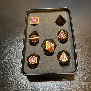 Описание картинки Набор игральных кубиков/дайсов для ролевых игр от masaomi по цене 1 500руб | Свободный Рынок Миниатюр - СРМ