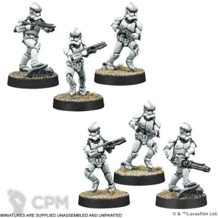 Описание картинки Star Wars: Legion - Clone Troopers Infantry от StarkLogistics по цене 5 145руб | Свободный Рынок Миниатюр - СРМ