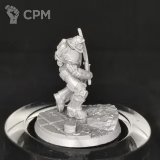 Описание картинки T-51 с Шишкебабом от Dwarf Pirate Foundry по цене 300руб | Свободный Рынок Миниатюр - СРМ