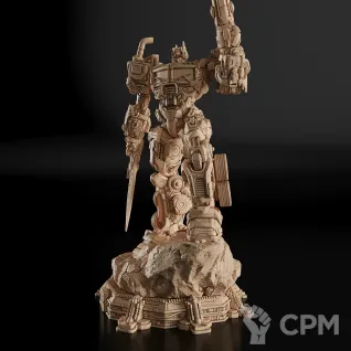 Описание картинки Optimus Prime Фигурка (Transformers) от GAS3TXD  по цене 4 900руб | Свободный Рынок Миниатюр - СРМ