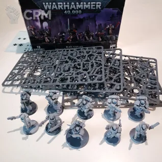 Описание картинки Black Templars Crusader squad от OMG_SL по цене 4 990руб | Свободный Рынок Миниатюр - СРМ