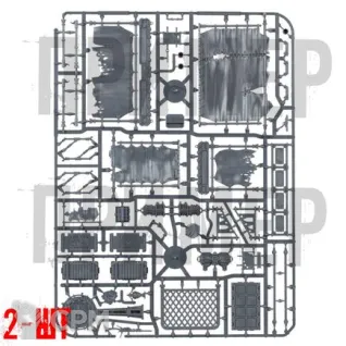 Описание картинки Террейн Zone Mortalis: Underhive Market (2 литника) от WebWay по цене 3 025руб | Свободный Рынок Миниатюр - СРМ