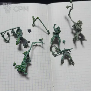 Описание картинки Nighthaunt Hex Wraiths x5 пластик ГВ без лошадей, требуется небольшая досборка от V130177@mail.ru по цене 600руб | Свободный Рынок Миниатюр - СРМ