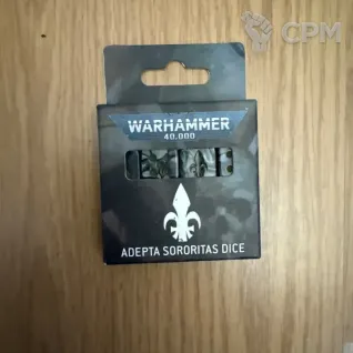 Описание картинки Adepta Sororitas Dice Set от zurdo по цене 3 800руб | Свободный Рынок Миниатюр - СРМ