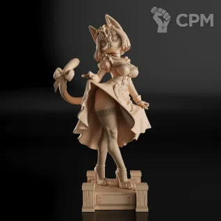 Описание картинки Ankha Maid Фигурка (Animal Crossing) от GAS3TXD  по цене 2 900руб | Свободный Рынок Миниатюр - СРМ