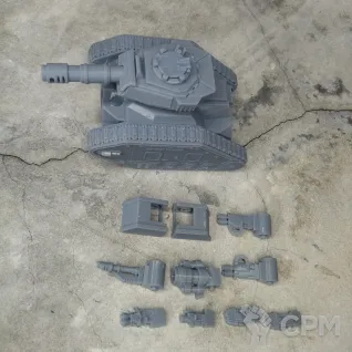 Описание картинки Leman Russ Battle Tank / Demolisher / Vanquisher от Миньки Молота Войны по цене 2 000руб | Свободный Рынок Миниатюр - СРМ