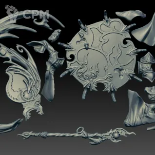 Описание картинки Magister on Disc of Tzeentch (Scan) от AxeL's Forge по цене 300руб | Свободный Рынок Миниатюр - СРМ