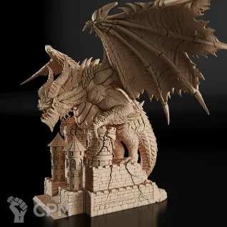 Описание картинки DeathwIng Фигурка (World of Warcraft) от GAS3TXD  по цене 6 800руб | Свободный Рынок Миниатюр - СРМ