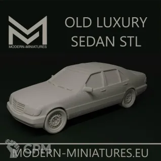 Описание картинки Old luxury sedan от Wardog Workshop по цене 1 400руб | Свободный Рынок Миниатюр - СРМ