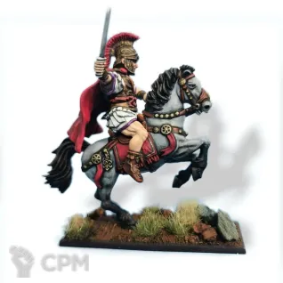Описание картинки Early Imperial Mounted Generals от Base 28 по цене 3 125руб | Свободный Рынок Миниатюр - СРМ