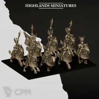 Описание картинки Sunland Wingless Gryphons Knights от 3DPrintClub по цене 360руб | Свободный Рынок Миниатюр - СРМ