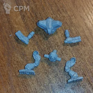 Описание картинки Баттл Кобра (40 тонн) от Dwarf Pirate Foundry по цене 450руб | Свободный Рынок Миниатюр - СРМ