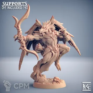 Описание картинки Ааракокра Лучник (Aarakokra The Archer) от Gabrigame_Print по цене 290руб | Свободный Рынок Миниатюр - СРМ