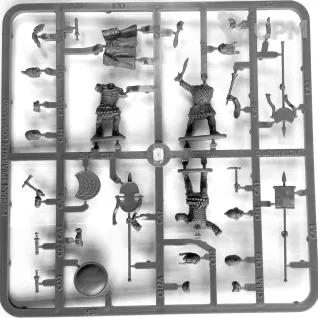 Описание картинки Persian Unarmoured Spearman от Base 28 по цене 3 894руб | Свободный Рынок Миниатюр - СРМ