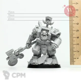 Описание картинки Миниатюра Goreforge Sawboss от Артель W по цене 3 148руб | Свободный Рынок Миниатюр - СРМ